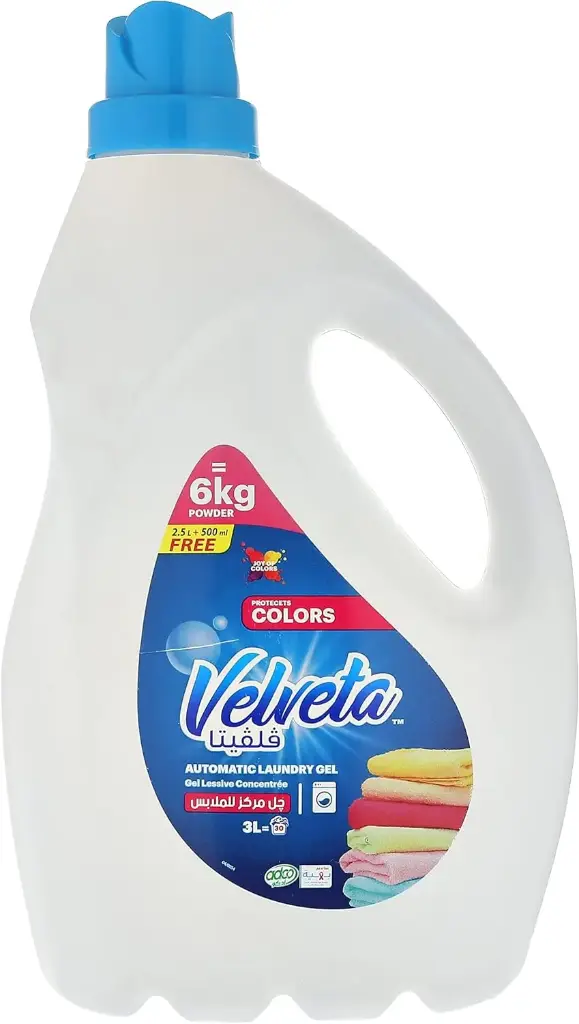 VELVETA Machine Laundry Liquid Detergent 3l PALLET