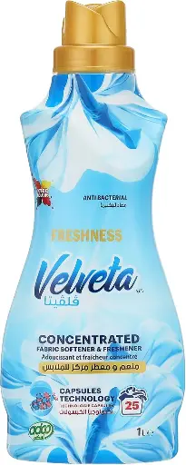 [10184] VELVETA Fabric Softener Fresh 1l CONCENTRATED - PALLET